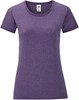 Fruit Of The Loom F131 Ladies´ Iconic T - Heather Purple - M afbeelding