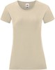 Fruit Of The Loom F131 Ladies´ Iconic T - Natural - S afbeelding