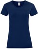 Fruit Of The Loom F131 Ladies´ Iconic T - Navy - M afbeelding
