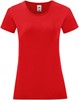 Fruit Of The Loom F131 Ladies´ Iconic T - Red - XS afbeelding
