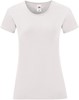 Fruit Of The Loom F131 Ladies´ Iconic T - White - XS afbeelding