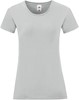 Fruit Of The Loom F131 Ladies´ Iconic T - Zinc (Solid) - S afbeelding