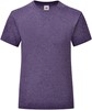 Fruit Of The Loom F131K Girls Iconic T - Heather Purple - 104 afbeelding