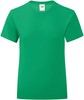 Fruit Of The Loom F131K Girls Iconic T - Kelly Green - 128 afbeelding