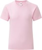 Fruit Of The Loom F131K Girls Iconic T - Light Pink - 140 afbeelding