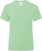 Fruit Of The Loom F131K Girls Iconic T - Neo Mint - 140 afbeelding