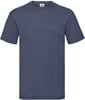 Fruit Of The Loom F140 Valueweight T - Vintage Heather Navy - S afbeelding