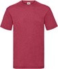 Fruit Of The Loom F140 Valueweight T - Vintage Heather Red - S afbeelding