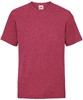 Fruit Of The Loom F140K Kids´ Valueweight T - Vintage Heather Red - 164 afbeelding