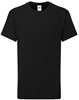 Fruit Of The Loom F185K Kids Iconic 195 T - Black - 152 afbeelding