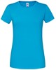 Fruit Of The Loom F186 Ladies Iconic 195 T - Azure Blue - XL afbeelding