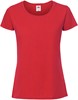 Fruit Of The Loom F186 Ladies Iconic 195 T - Red - S afbeelding