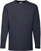 Fruit Of The Loom F240 Valueweight Long Sleeve T - Deep Navy - S afbeelding
