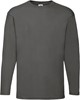 Fruit Of The Loom F240 Valueweight Long Sleeve T - Light Graphite (Solid) - S afbeelding