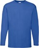 Fruit Of The Loom F240 Valueweight Long Sleeve T - Royal Blue - XL afbeelding