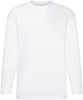 Fruit Of The Loom F240 Valueweight Long Sleeve T - White - XXL afbeelding