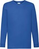 Fruit Of The Loom F240K Kids´ Valueweight Long Sleeve T - Royal Blue - 116 afbeelding