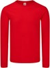 Fruit Of The Loom F244 Iconic 150 Long Sleeve T - Red - S afbeelding
