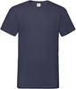 Fruit Of The Loom F270 Valueweight V-Neck T - Deep Navy - S afbeelding