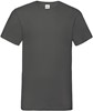 Fruit Of The Loom F270 Valueweight V-Neck T - Light Graphite (Solid) - XL afbeelding