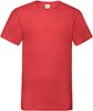 Fruit Of The Loom F270 Valueweight V-Neck T - Red - L afbeelding