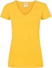 Fruit Of The Loom F271N Ladies´ Valueweight V Neck T - Sunflower - XL afbeelding
