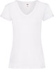 Fruit Of The Loom F271N Ladies´ Valueweight V Neck T - White - S afbeelding