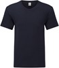 Fruit Of The Loom F273 Iconic 150 V Neck T - Deep Navy - 3XL afbeelding