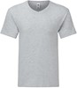 Fruit Of The Loom F273 Iconic 150 V Neck T - Heather Grey - M afbeelding