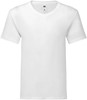 Fruit Of The Loom F273 Iconic 150 V Neck T - White - 4XL afbeelding