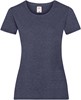 Fruit Of The Loom F288N Ladies´ Valueweight T - Vintage Heather Navy - S afbeelding