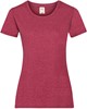 Fruit Of The Loom F288N Ladies´ Valueweight T - Vintage Heather Red - XXL afbeelding