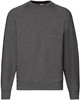 Fruit Of The Loom F304 Classic Raglan Sweat - Dark Heather Grey - XXL afbeelding