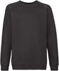 Fruit Of The Loom F304K Kids´ Premium Raglan Sweat - Black - 116 afbeelding