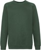Fruit Of The Loom F304K Kids´ Premium Raglan Sweat - Bottle Green - 152 afbeelding
