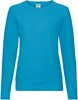 Fruit Of The Loom F315 Ladies´ Lightweight Raglan Sweat - Azure Blue - XL afbeelding