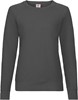Fruit Of The Loom F315 Ladies´ Lightweight Raglan Sweat - Light Graphite (Solid) - XS afbeelding