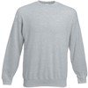 Fruit Of The Loom F324 Classic Set-in Sweat - Heather Grey - L afbeelding
