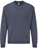 Fruit Of The Loom F324 Classic Set-in Sweat - Heather Navy - S afbeelding