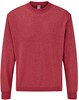 Fruit Of The Loom F324 Classic Set-in Sweat - Heather Red - XXL afbeelding