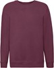 Fruit Of The Loom F324K Kids´ Premium Set-In Sweat - Burgundy - 152 afbeelding