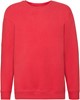 Fruit Of The Loom F324K Kids´ Premium Set-In Sweat - Red - 140 afbeelding
