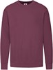 Fruit Of The Loom F330 Lightweight Set-In Sweat - Burgundy - S afbeelding