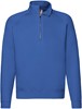 Fruit Of The Loom F382 Premium Zip Neck Raglan Sweat - Royal Blue - S afbeelding