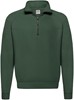 Fruit Of The Loom F382N Classic Zip Neck Sweat - Bottle Green - XXL afbeelding
