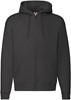 Fruit Of The Loom F401 Premium Hooded Sweat Jacket - Black - 4XL afbeelding