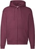 Fruit Of The Loom F401 Premium Hooded Sweat Jacket - Burgundy - L afbeelding