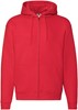 Fruit Of The Loom F401 Premium Hooded Sweat Jacket - Red - XXL afbeelding
