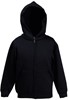 Fruit Of The Loom F401K Kids´ Premium Hooded Sweat Jacket - Black - 128 afbeelding