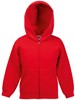 Fruit Of The Loom F401K Kids´ Premium Hooded Sweat Jacket - Red - 152 afbeelding